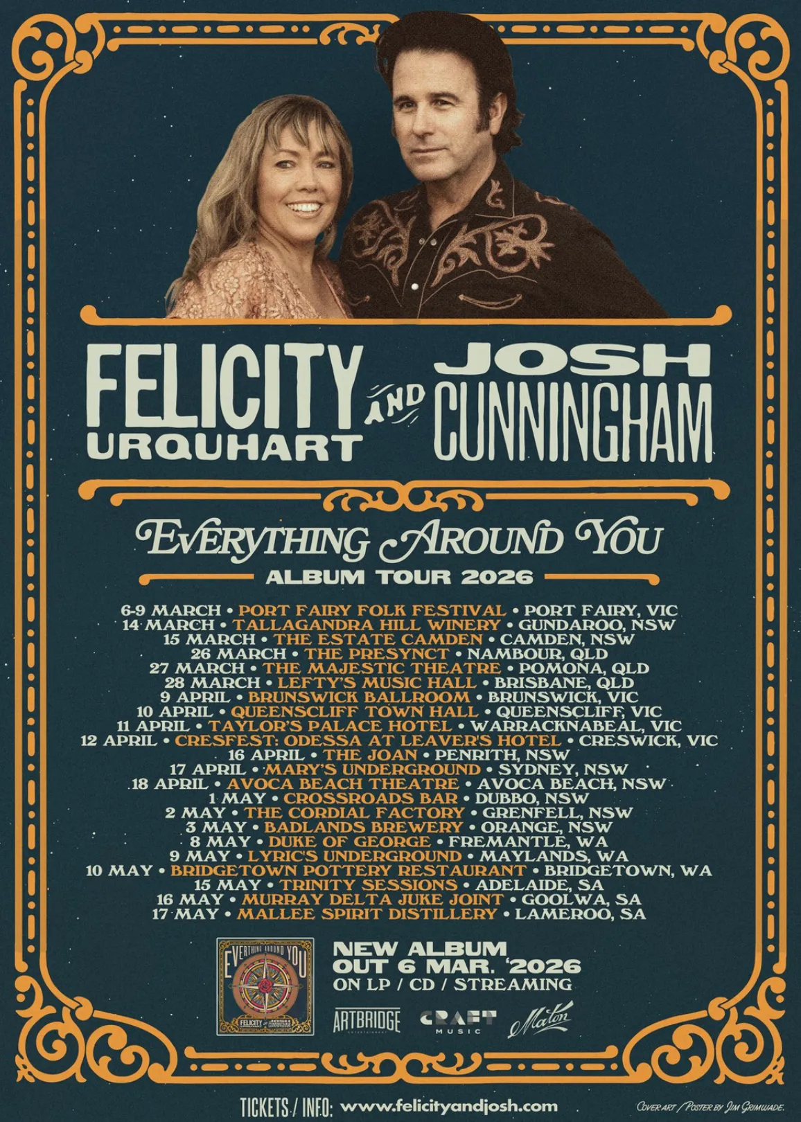 Felicity-Urquhart-Josh-Cunningham-Tour-Poster.png