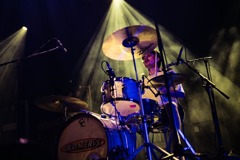 Old Mervs performing live at Hindley Street Music Hall in Adelaide 