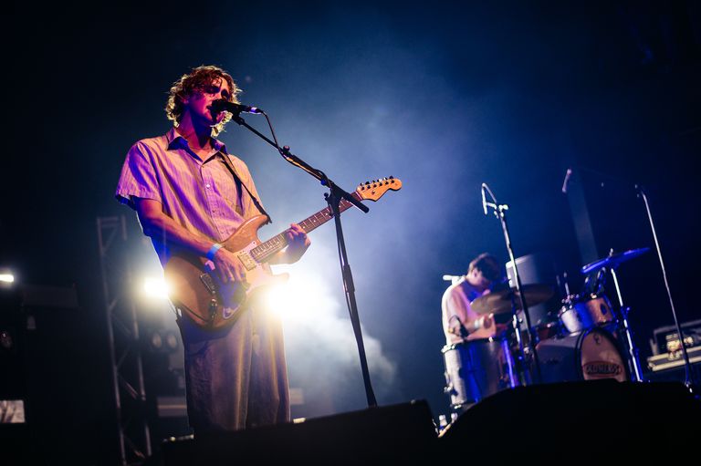 Old Mervs performing live at Hindley Street Music Hall in Adelaide 