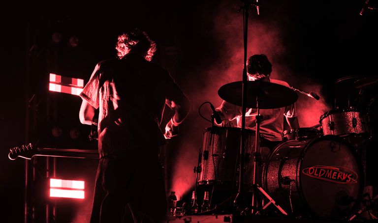 Old Mervs performing live at Hindley Street Music Hall in Adelaide 