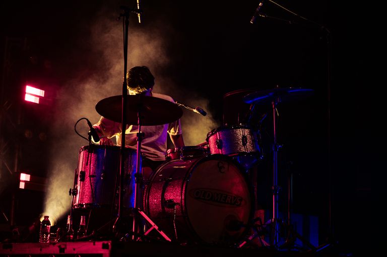 Old Mervs performing live at Hindley Street Music Hall in Adelaide 
