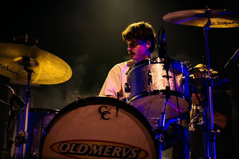 Old Mervs performing live at Hindley Street Music Hall in Adelaide 
