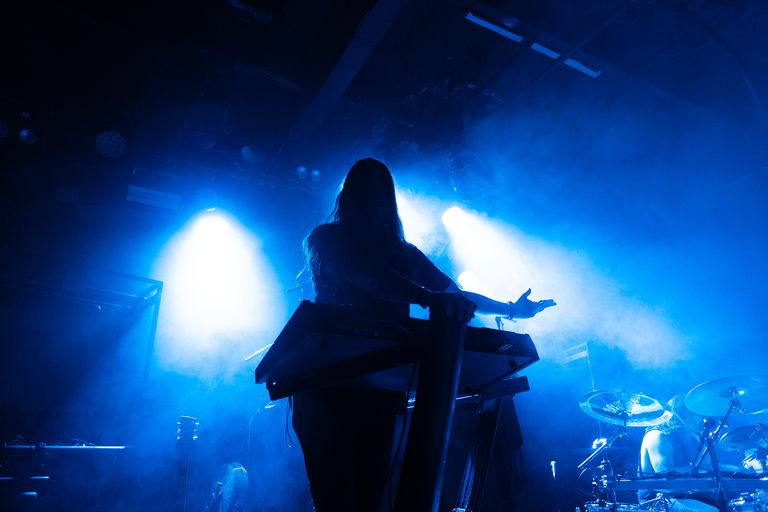 Perturbator performing live at The Gov in Adelaide